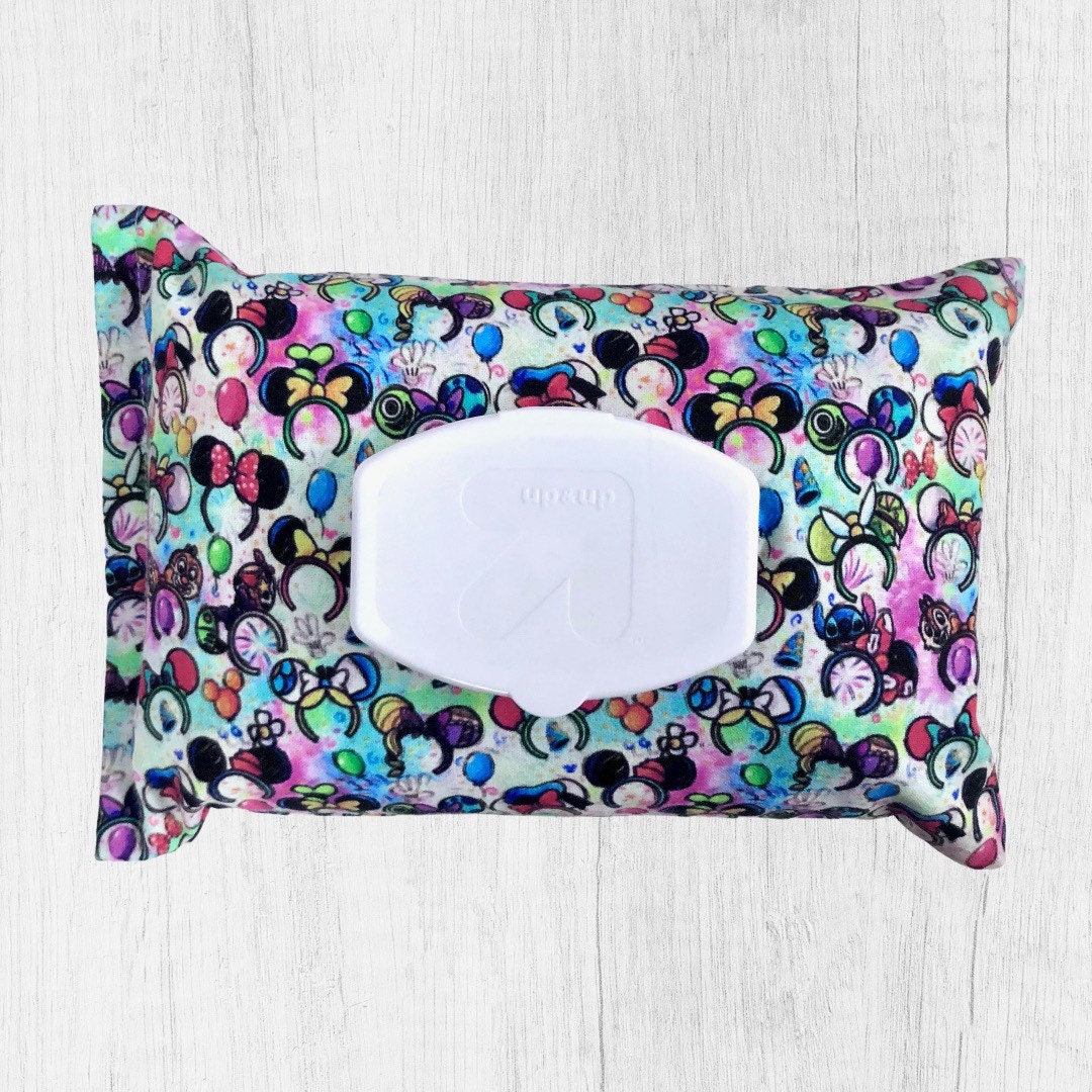 Disneyland Minnie Ears BABY WIPE COVER Makeup Remover Wipe