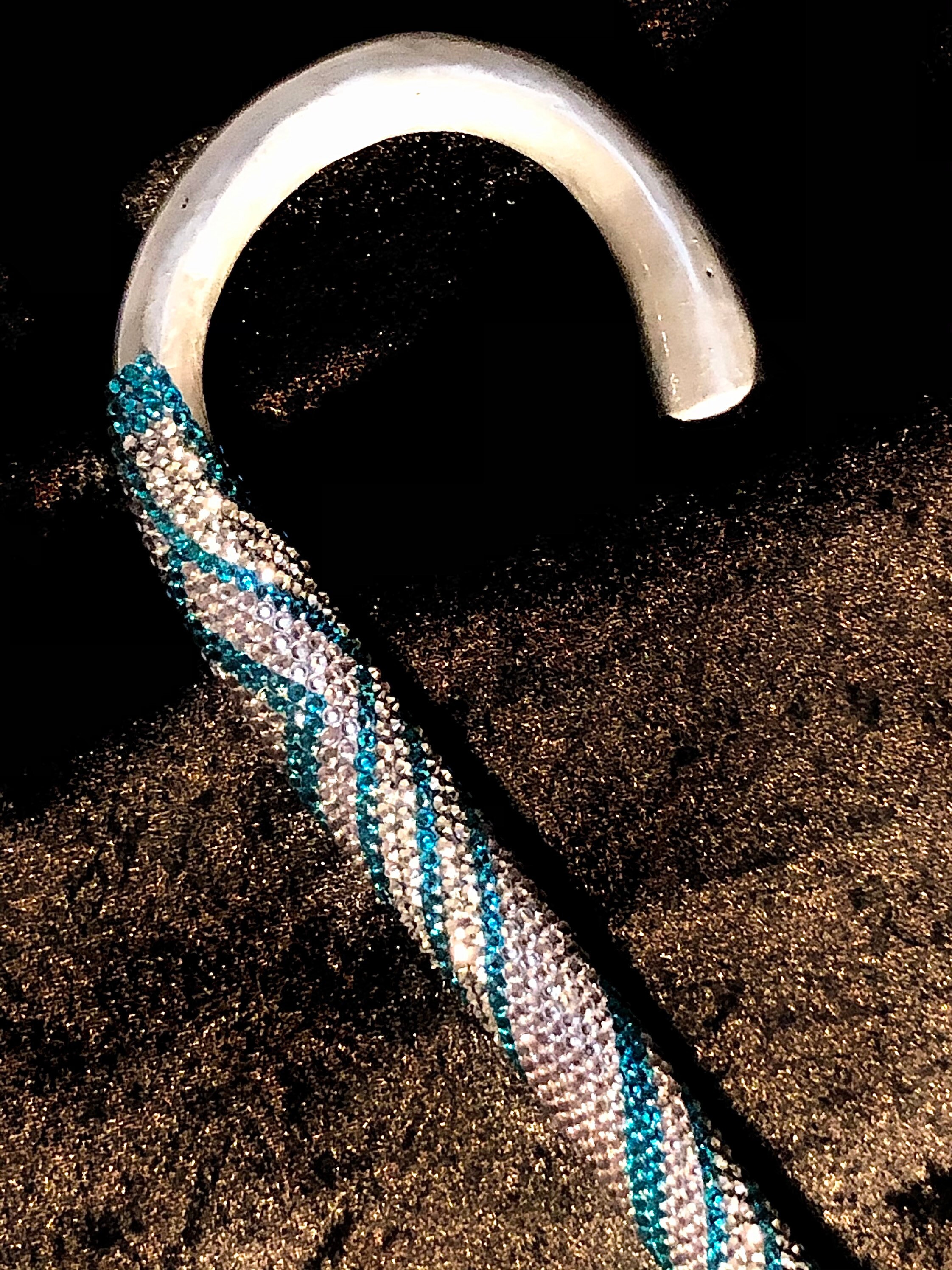 NEW Walking Cane Wooden Bespoke Bling Unique Hand Etsy