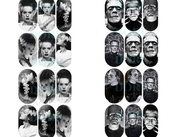 decal Halloween decal bride of Frankenstein decal Frankenstein decal and mrs love decal wedding decal his and hers decal mr