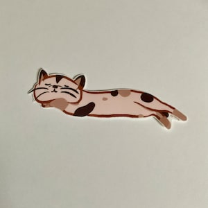Calico Cat Vinyl Water-Resistant Sticker