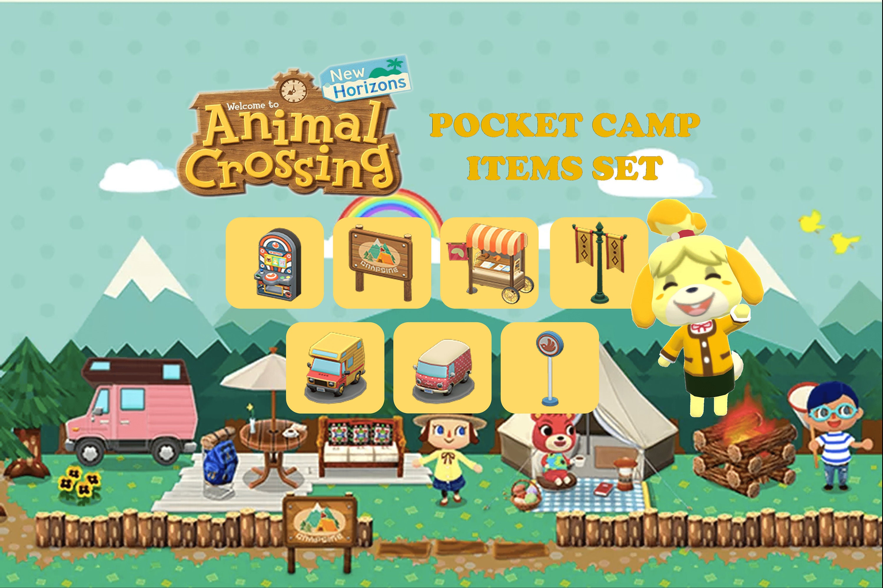 animal crossing pocket campfire