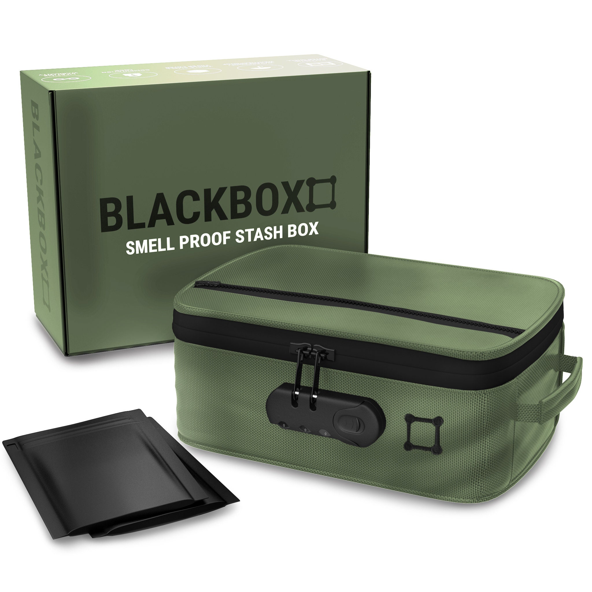 Blackbox Smell Proof Stash Box Design Ballistic Shell 100 Etsy