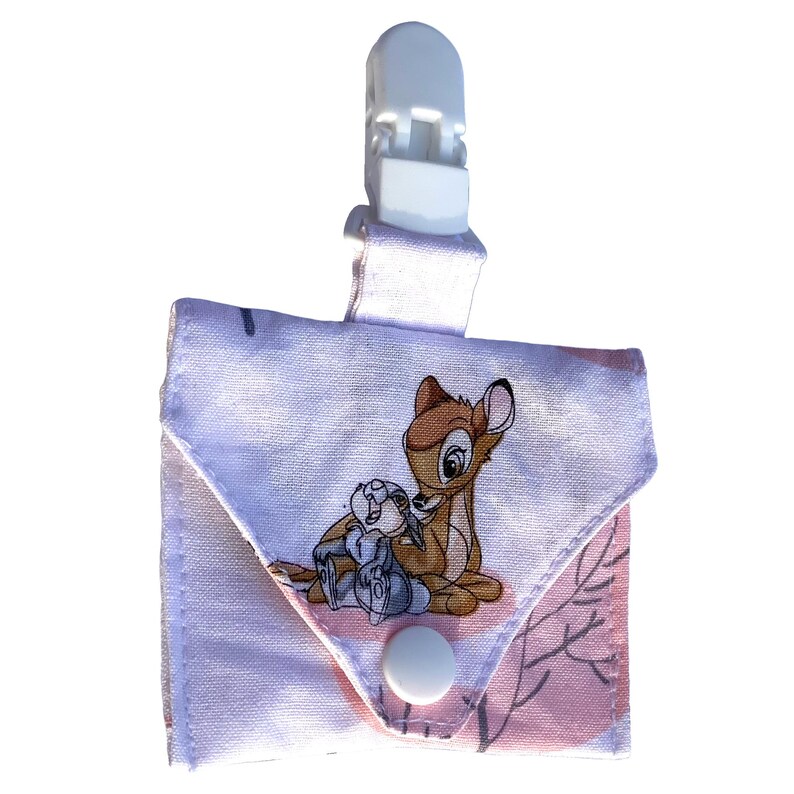 Superhero Fabric Tubie Pouch, NG Tube Bag Bambi & Thumper
