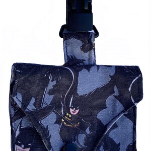 Superhero Fabric Tubie Pouch, NG Tube Bag Batman