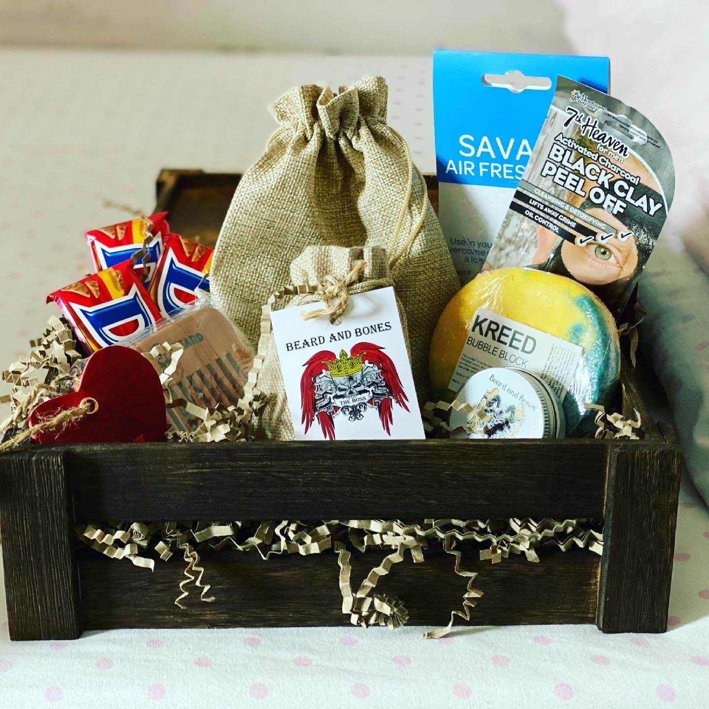 Mens hamper gift box bundle personal care beard moustache Etsy