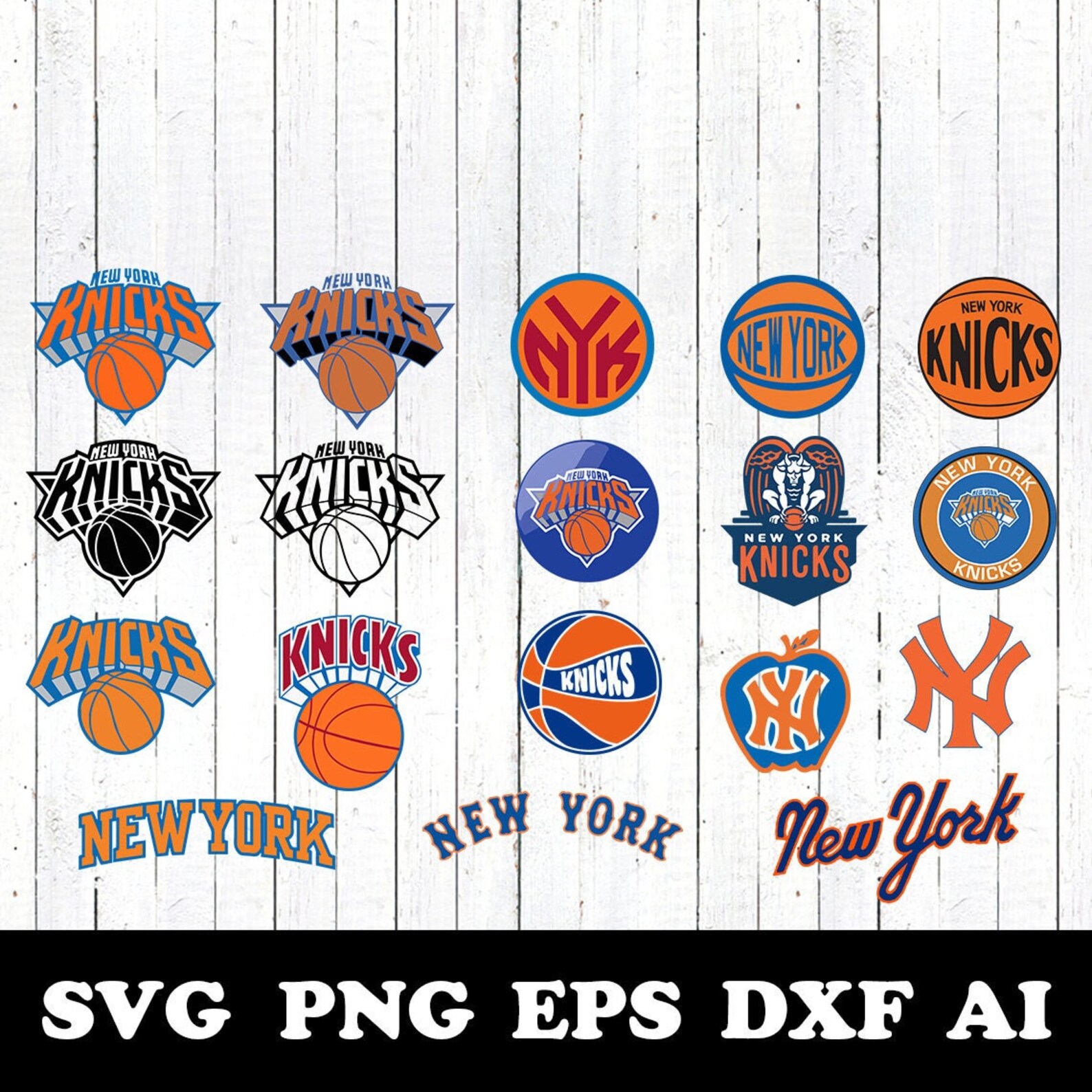 New York Knicks SVG Knicks SVG Knicks Logos SVG Knicks Etsy