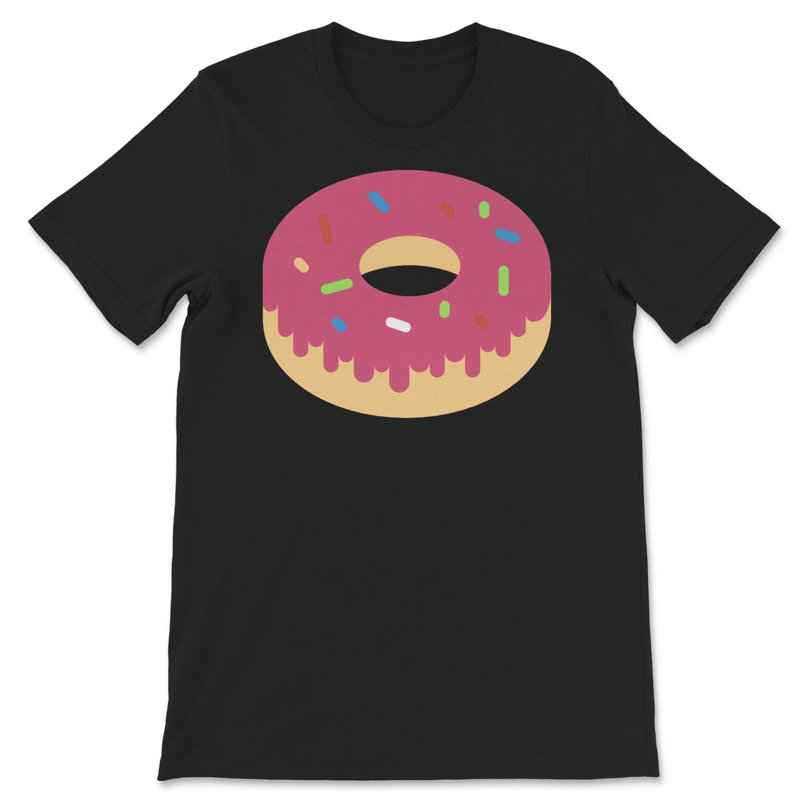 Doughnut 1 Premium Crewneck Short Sleeve T-Shirt Unisex | Etsy