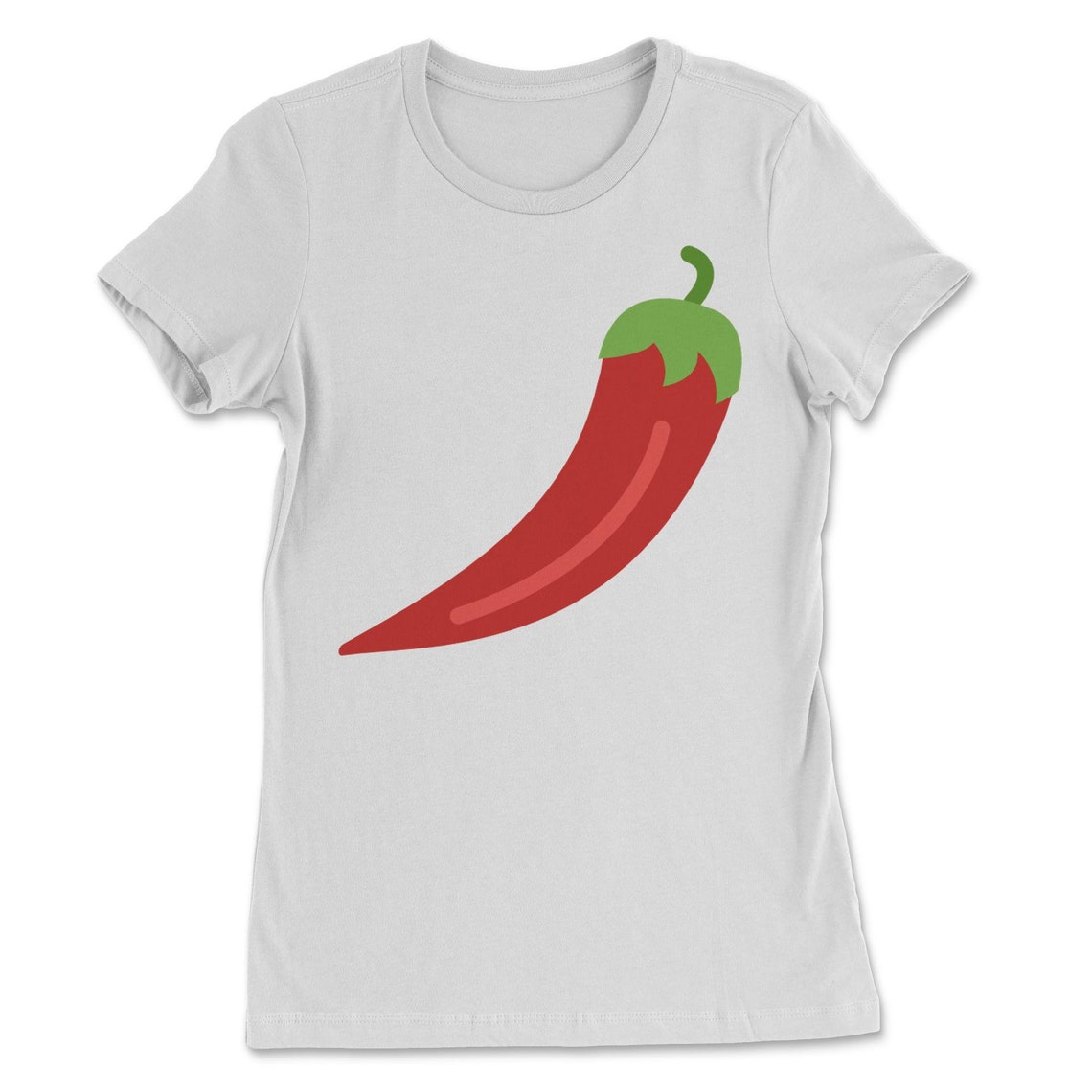 Chili Premium Womens T-Shirt Ultra Soft Short Sleeve Shirt | Etsy
