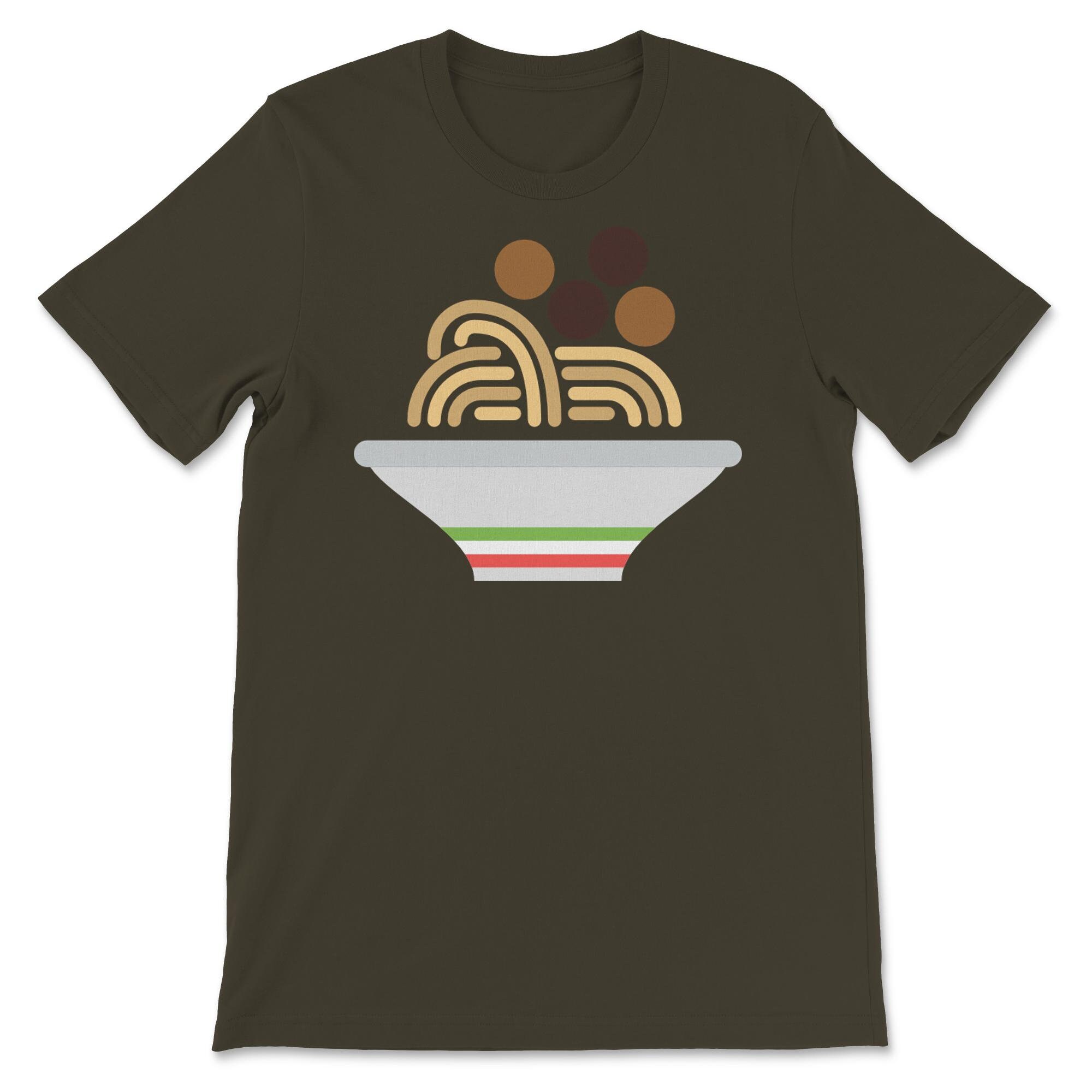 Pasta 1 Premium Crewneck Short Sleeve TShirt Unisex Etsy