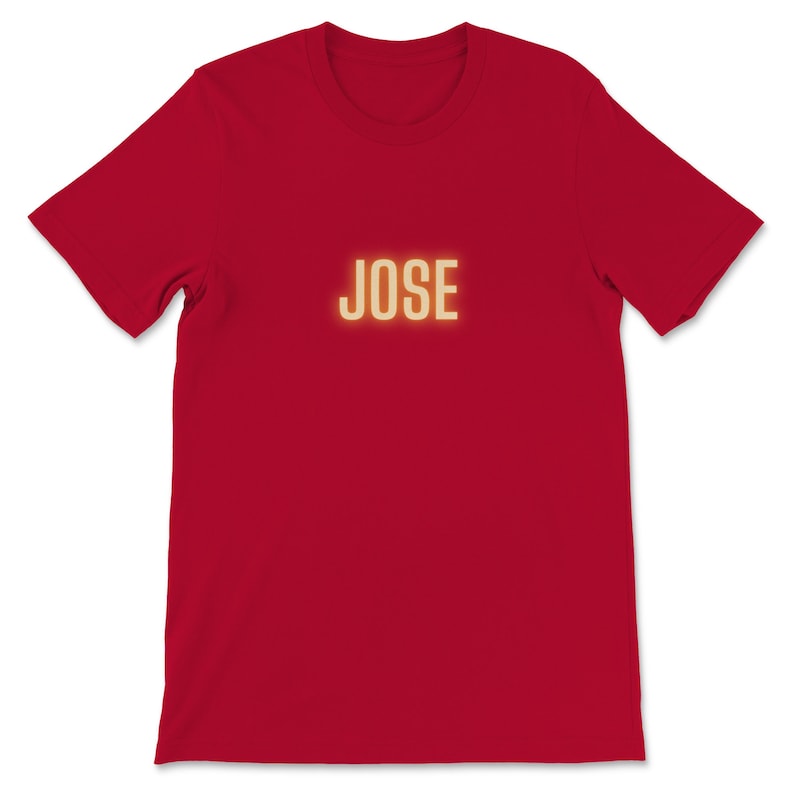Jose Glowing Orange Unisex Short Sleeve T-Shirt