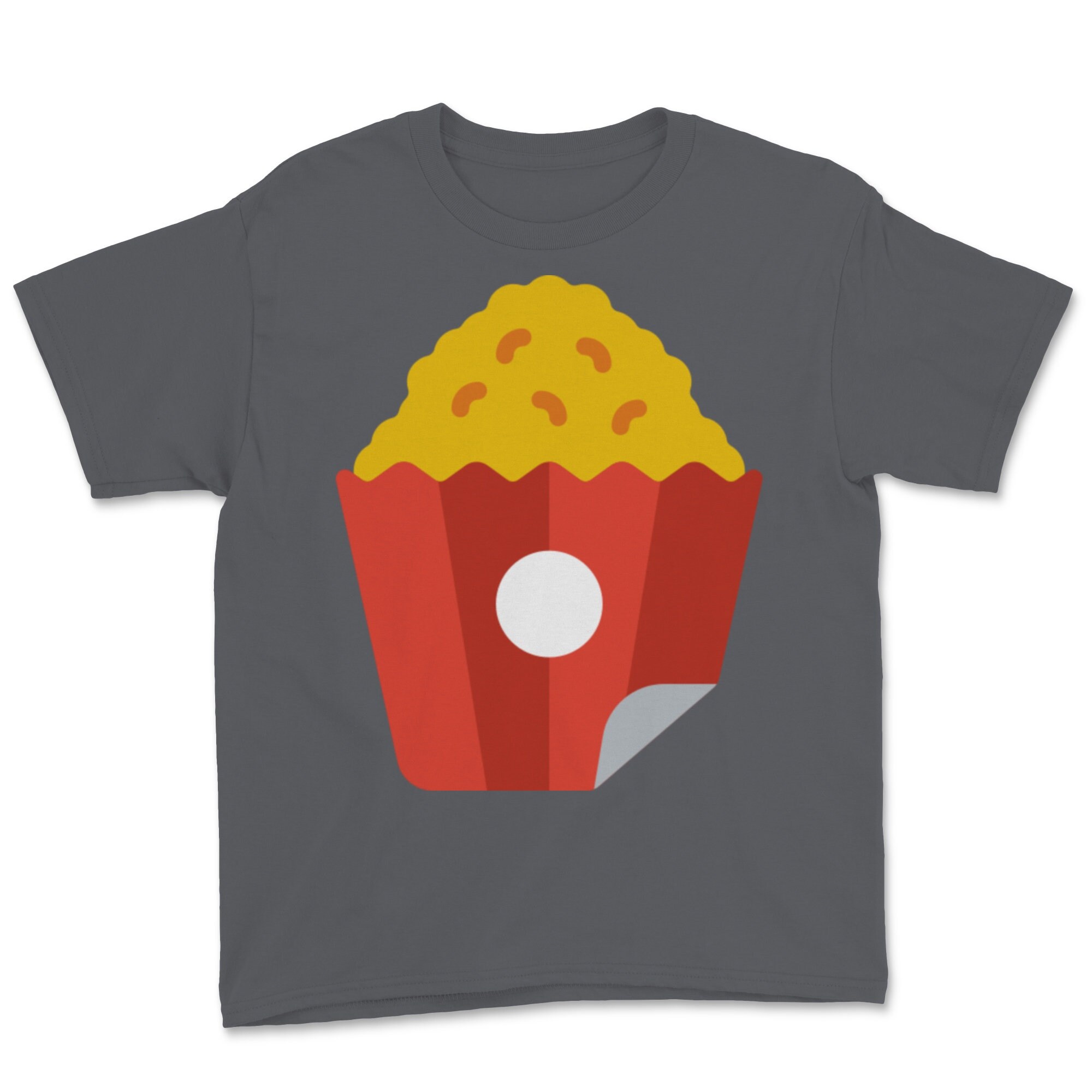 Popcorn Youth TShirt Great Short Sleeve Shirt For Kids Etsy