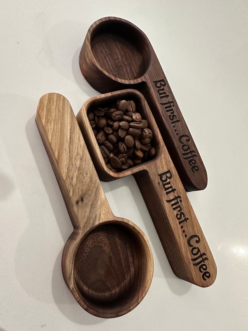 Coffee/tea Spoon With Clip Etsy