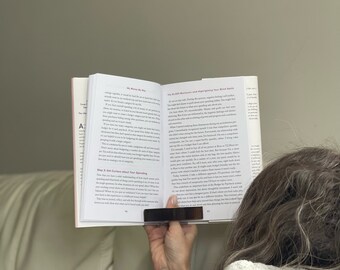 Titular de la página del libro, Titular de la página del pulgar, Titular del libro, Corte CNC, Lectura, Accesorios del libro, Regalos para el lector