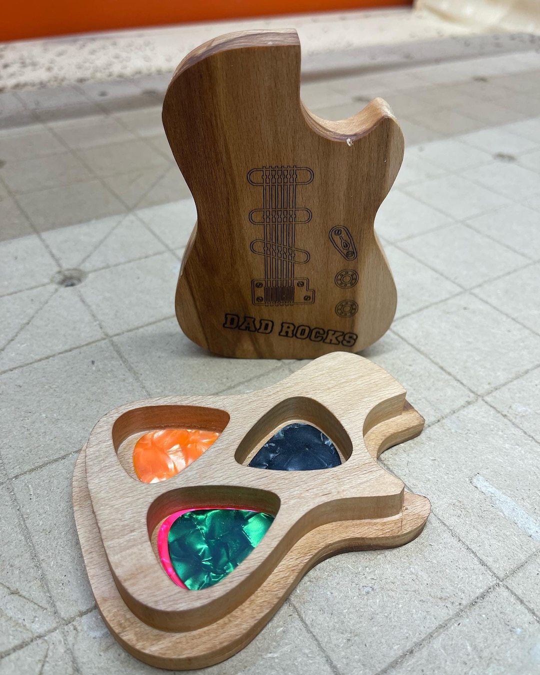 Guitar Pick Holder Etsy