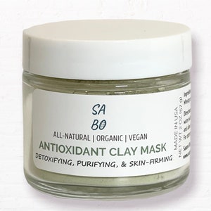 GREEN GOODNESS EXFOLIATING Clay Mask | Free Silicon Brush | Detox Clay Mask | Skin-tightening Mask | Purifying Mask | Anti-Aging Treatment