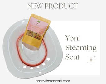 YONI STEAMING SEAT with 2 oz of Yoni Herbs