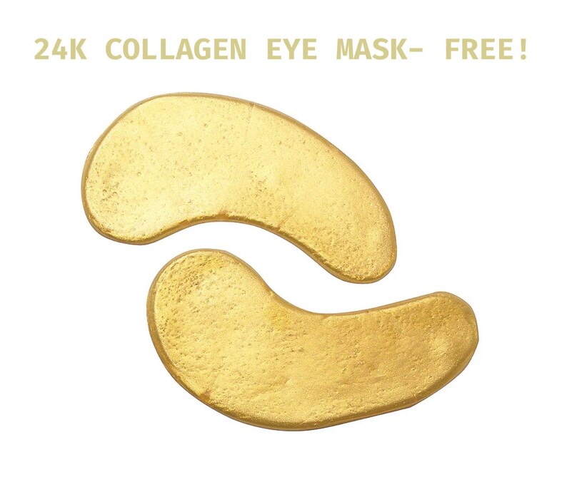 Puede incluir: Dos parches para debajo de los ojos de color dorado, con forma de media luna, est&aacute;n dispuestos en forma de curva. Los parches est&aacute;n dise&ntilde;ados para colocarse debajo de los ojos para ayudar a reducir la hinchaz&oacute;n y las ojeras.