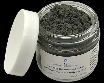 Deep Cleansing CARBONATED CHARCOAL MASK | Blemish Control | Minimize Pores | Even Skin Tone