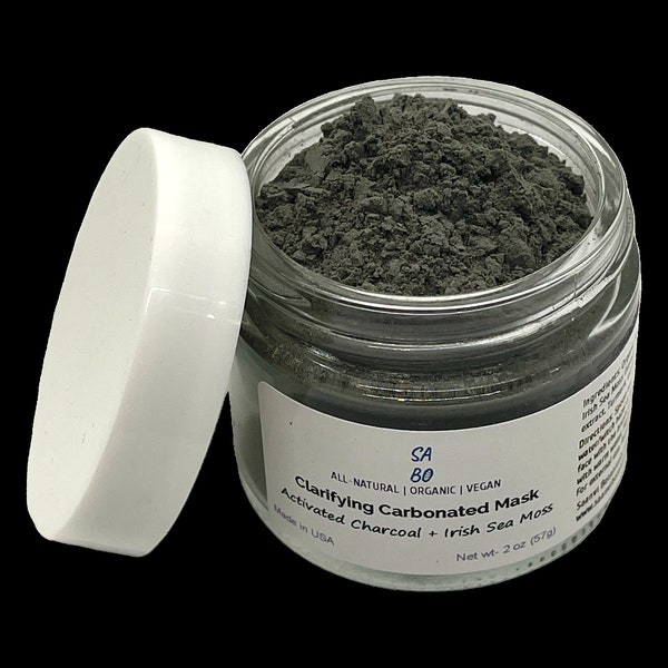 Deep Cleansing CARBONATED CHARCOAL MASK | Blemish Control | Minimize Pores | Even Skin Tone