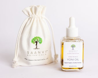 HERB-INFUSED YONI Oil Blend | All-Natural & Vegan | Feminine hygiene | Menstrual Care