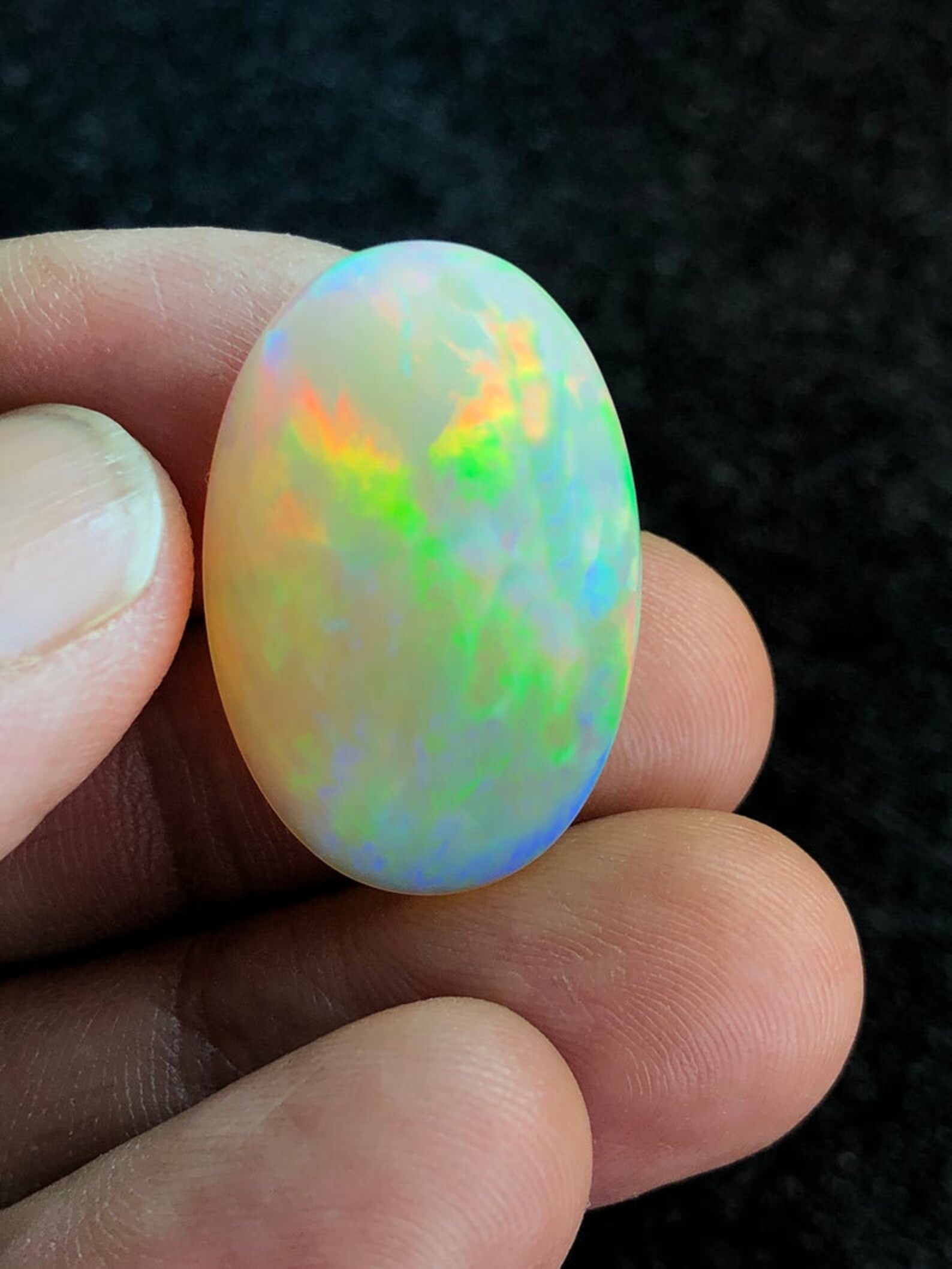 Natural 20.57 Carats Big Bright yellow Fire Opal Gemstone For Etsy