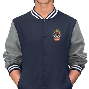 Umbrella Academy Men&#39;s Varsity Jacket - Pop Culture - Vanya - klaus - hargreeves - number five - netflix series-  - tv show inspired