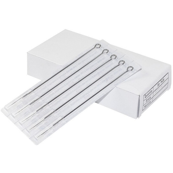 Variety 15 Pack of Hand Poke Tattoo Needles 3 RL, 5RL, and 7RL for  Professional Quality Stick Pokes and Practice 