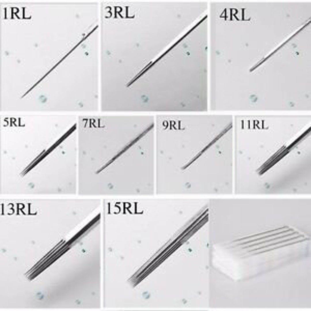 One Tattoo World 50-pcs Sterilized Tattoo Needles Individually Packed 3RL  Round Liner, Perfect Precisions, Great for Stick and Poke Tattoos 
