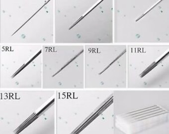 Round Liners Sterile Tattoo Needles pack of 10 Pcs