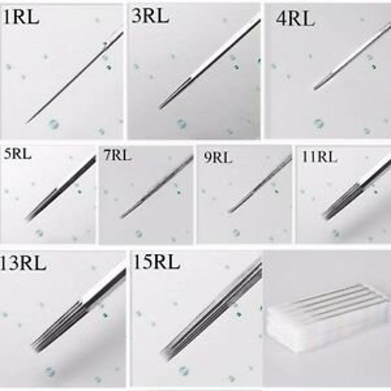 Round Liners Sterile Tattoo Needles Pack of 50 Pcs - Etsy
