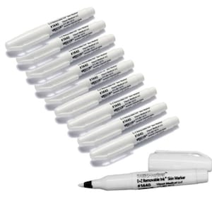 WHITE Sharpie Oil Based Paint Mark Opaque Permanent Paint Marker Medium Point  Tip Ink Mark to Glass Plastic Leather Wood Stone 35558 