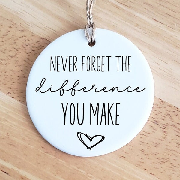 Ceramic Keepsake | Coaster or Ornament | High Quality | Thoughtful Mother's Day - Birthday - Christmas Gift | Meaningful Custom Personalized