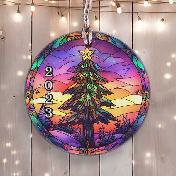 Stained Glass Tree Etsy