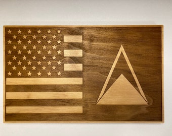 Saint Lucian Flag | American St Lucia Flag Wall Art | Rustic Dual Nation Wood Sign | Friendship Gift | Expat Home Decor | Citizenship