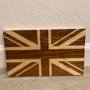Union Jack Flag, British Flag, Laser Engraved