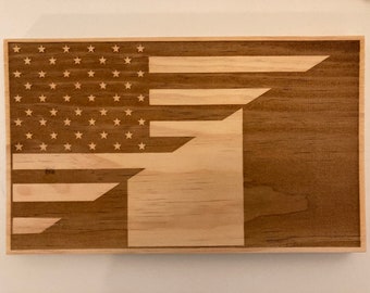 Wooden USA Belgium Flag | American Belgium Flag Wall Art | Rustic Dual Nation Wood Sign | Friendship Gift | Expat Home Decor | Citizenship