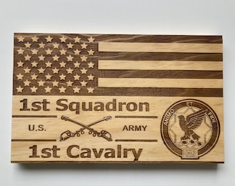 1st Squadron 1st Cavalry Flag, Military, Military Pride, Military Gift