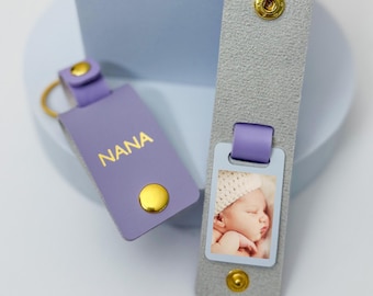 Personalised Photo Keyring for Nana – Gift for Birthday, Mother’s Day or Christmas