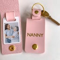 Personalised Nanny Photo Keyring / Vegan Leather Photo Keychain / Mother's Day gift for her / Birthday Christmas gift for grandma / NKWCM product logo