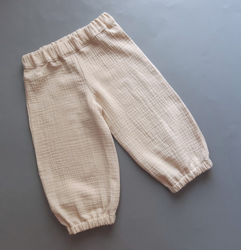 Baby Muslin Pants Toddler Summer Pants Muslin Clothes - Etsy