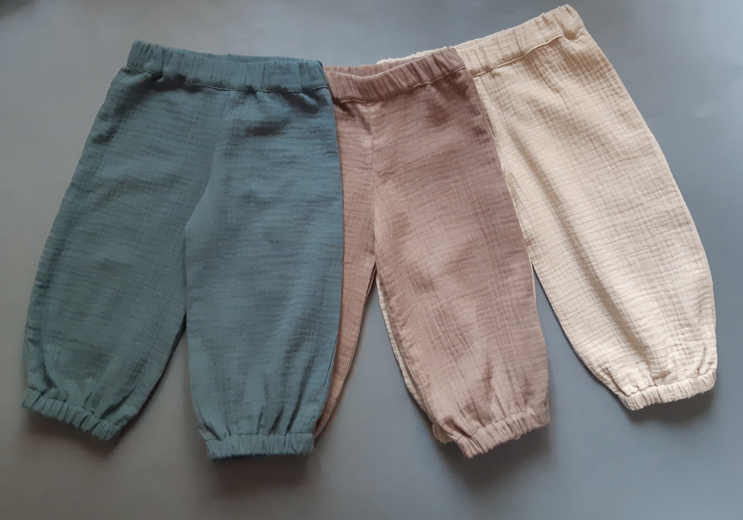 Boy Muslin Pants Baby Summer Trousers Muslin Clothes Etsy UK