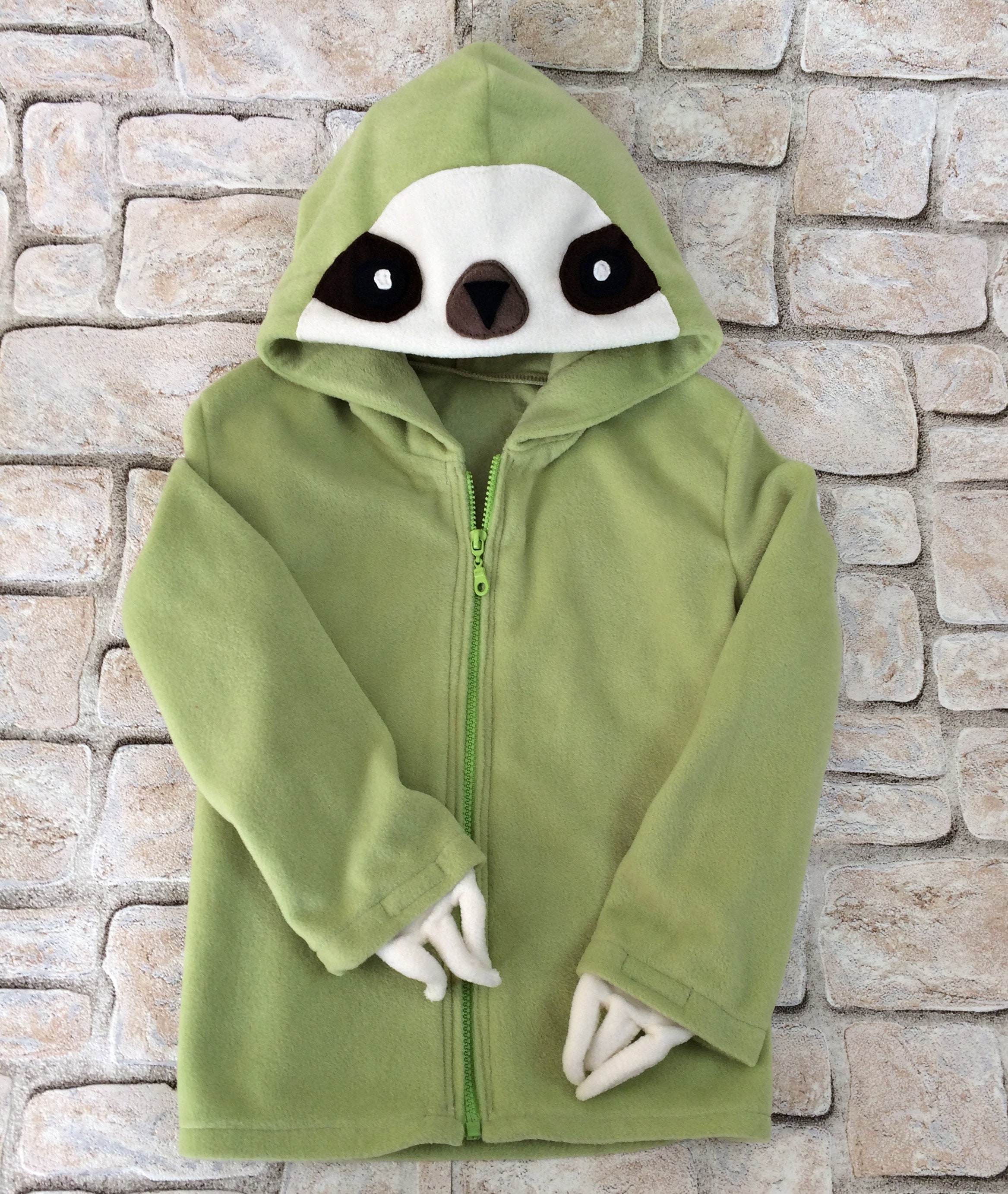 Faultier Kapuzenjacke Faultier Hoodie Mantel Kinder Etsy
