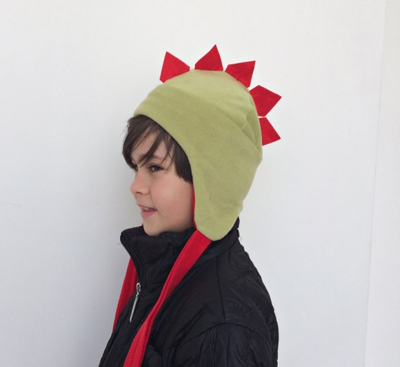 Baby Toddler Dinosaur Pompom Beanie Earflap Fleece Warm Winter Hat 2021 Hat Cap 