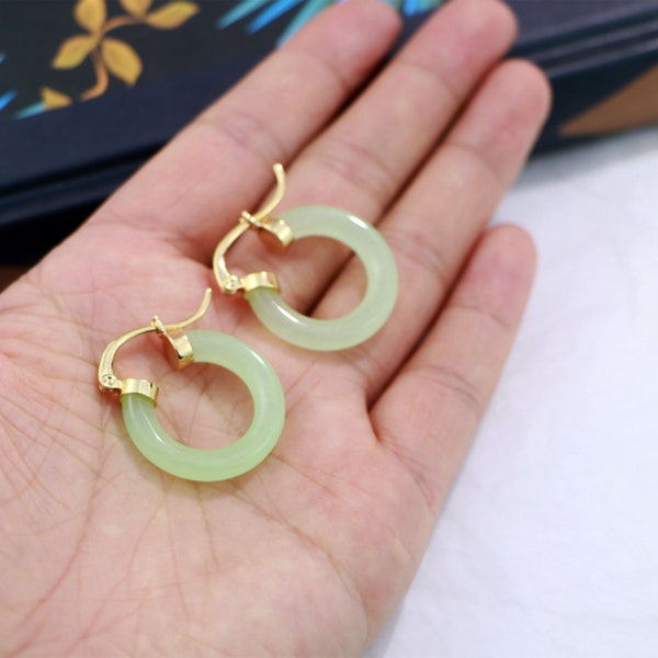 Jade Earrings Etsy