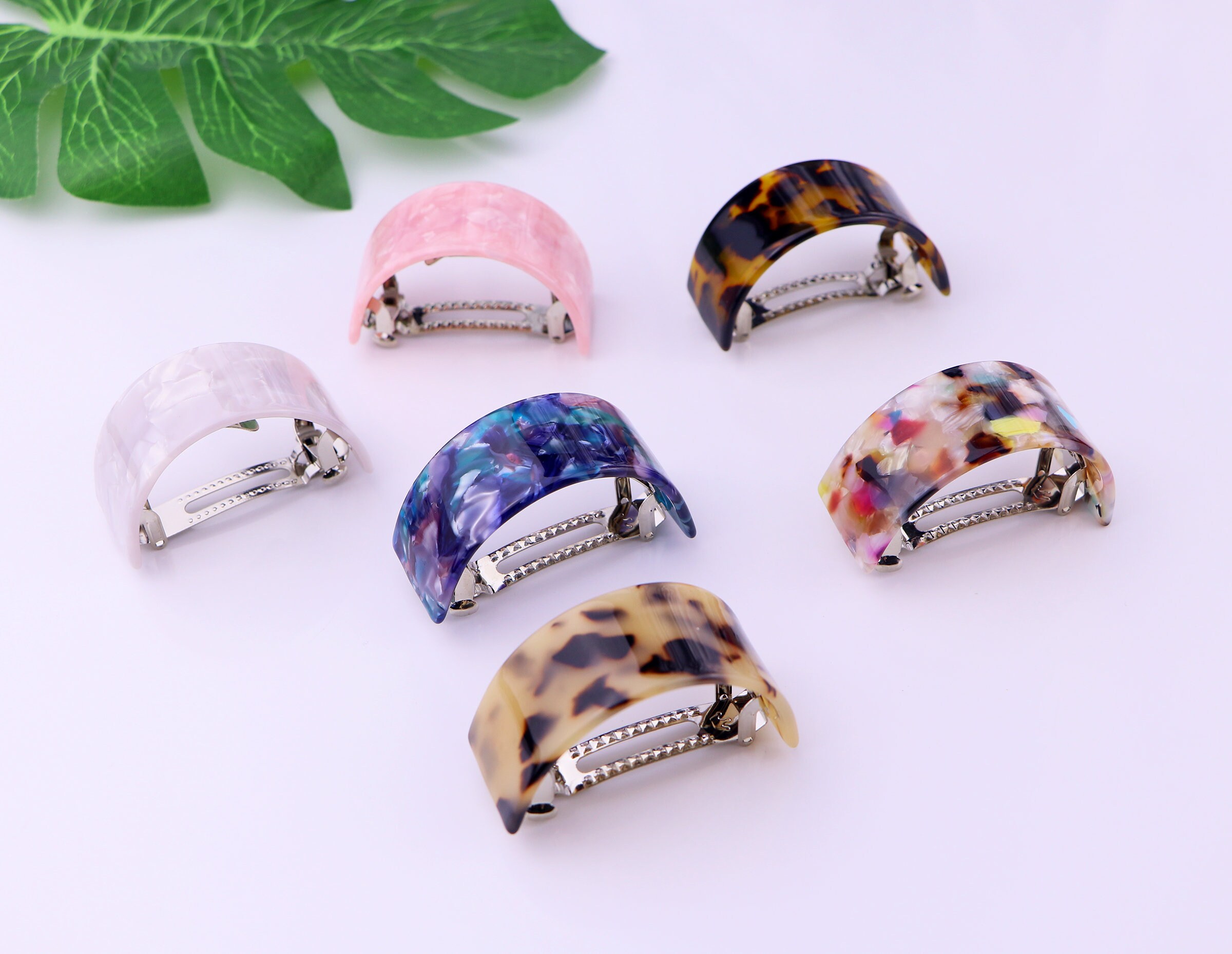 Vintage Ponytail Barrette Clip In Tortoise Shell Ponytail Etsy