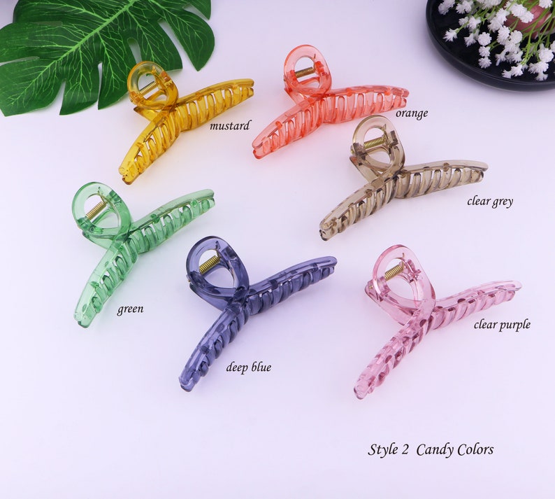 Extra Large Matte Hair Claw Clipjumbo Hair Claw Clips for - Etsy