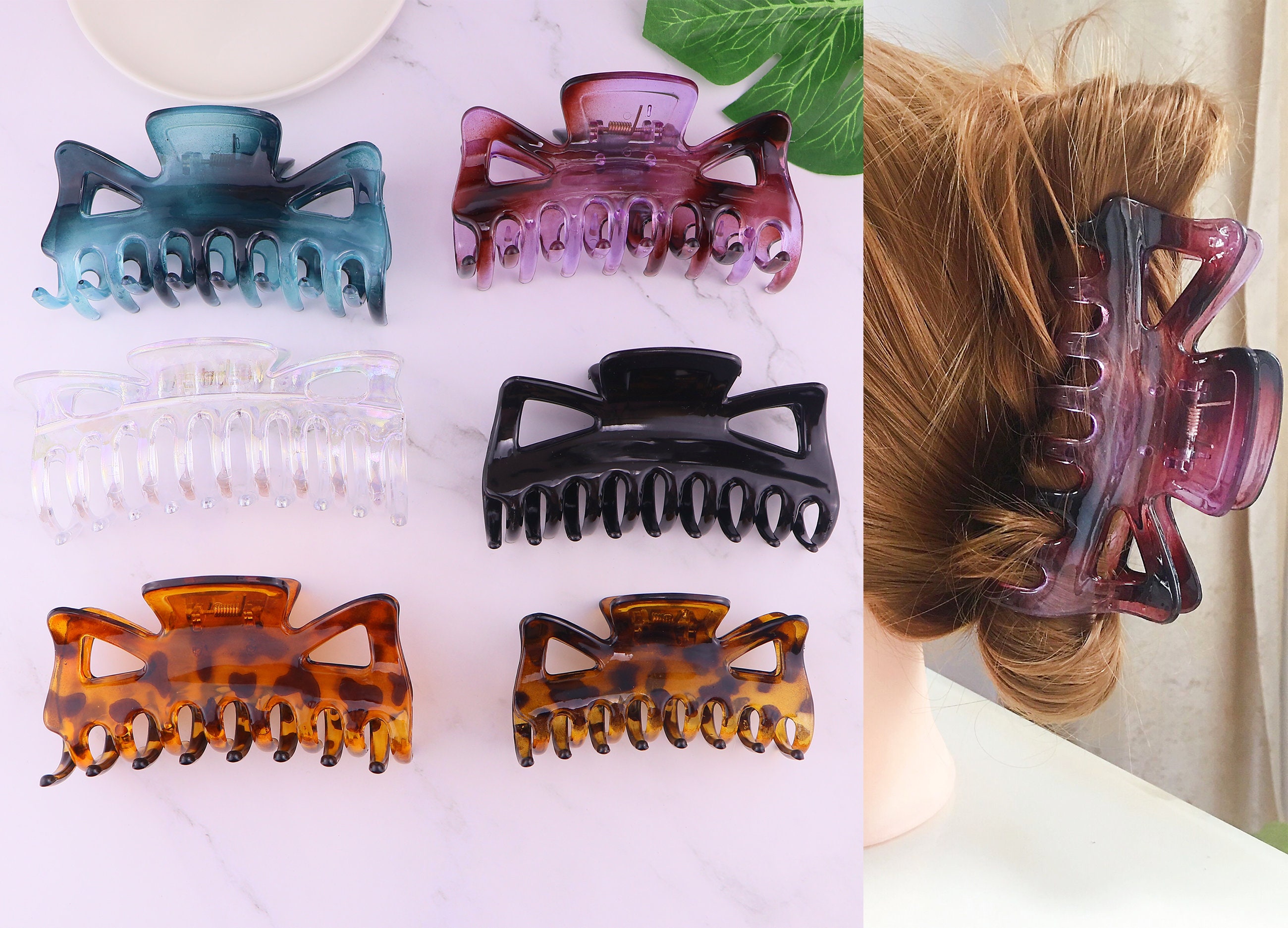 Extra Large Hair Claw ClipHair Claw Clips For Thick Hair Etsy