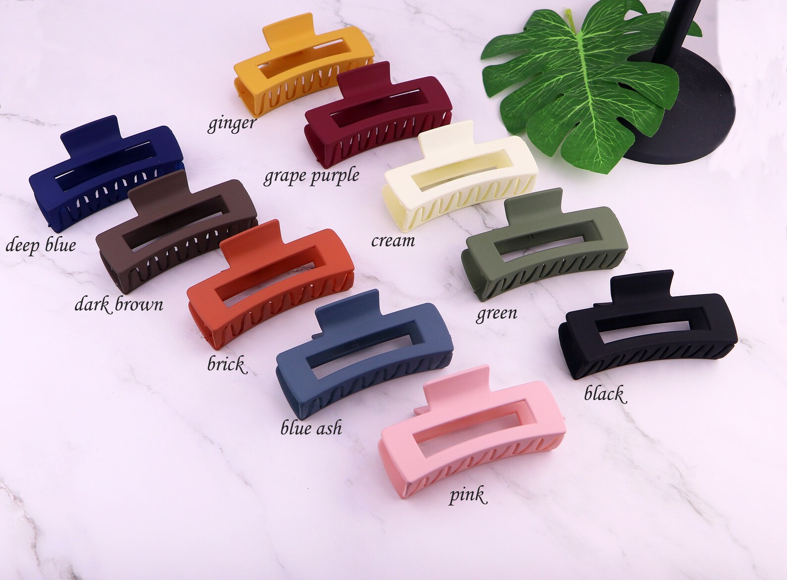 Extra Large Matte Hair ClawHair Claw Clips For Thick Hair Etsy