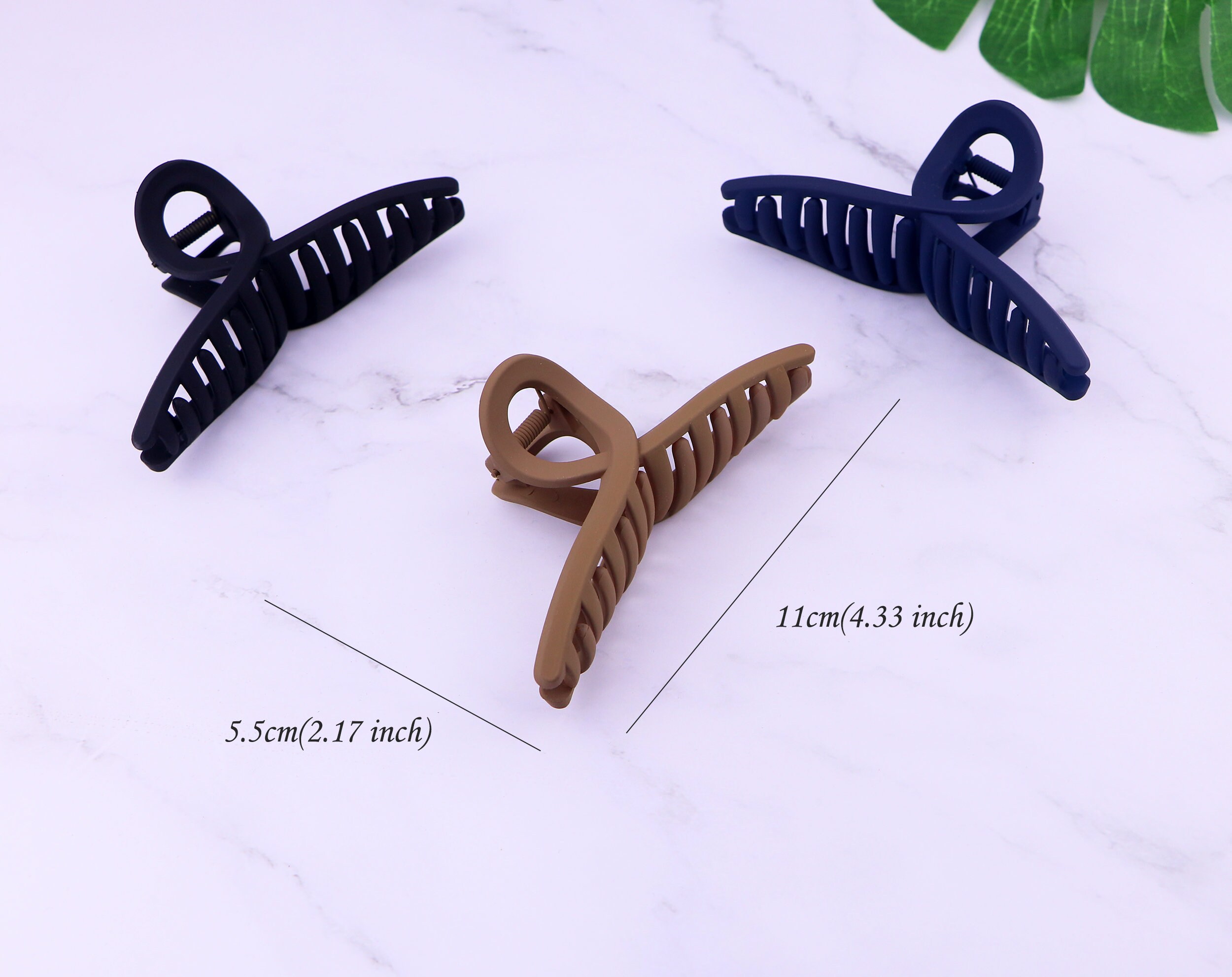 Extra Large Matte Hair Claw ClipHair Claw Clips For Thick Etsy