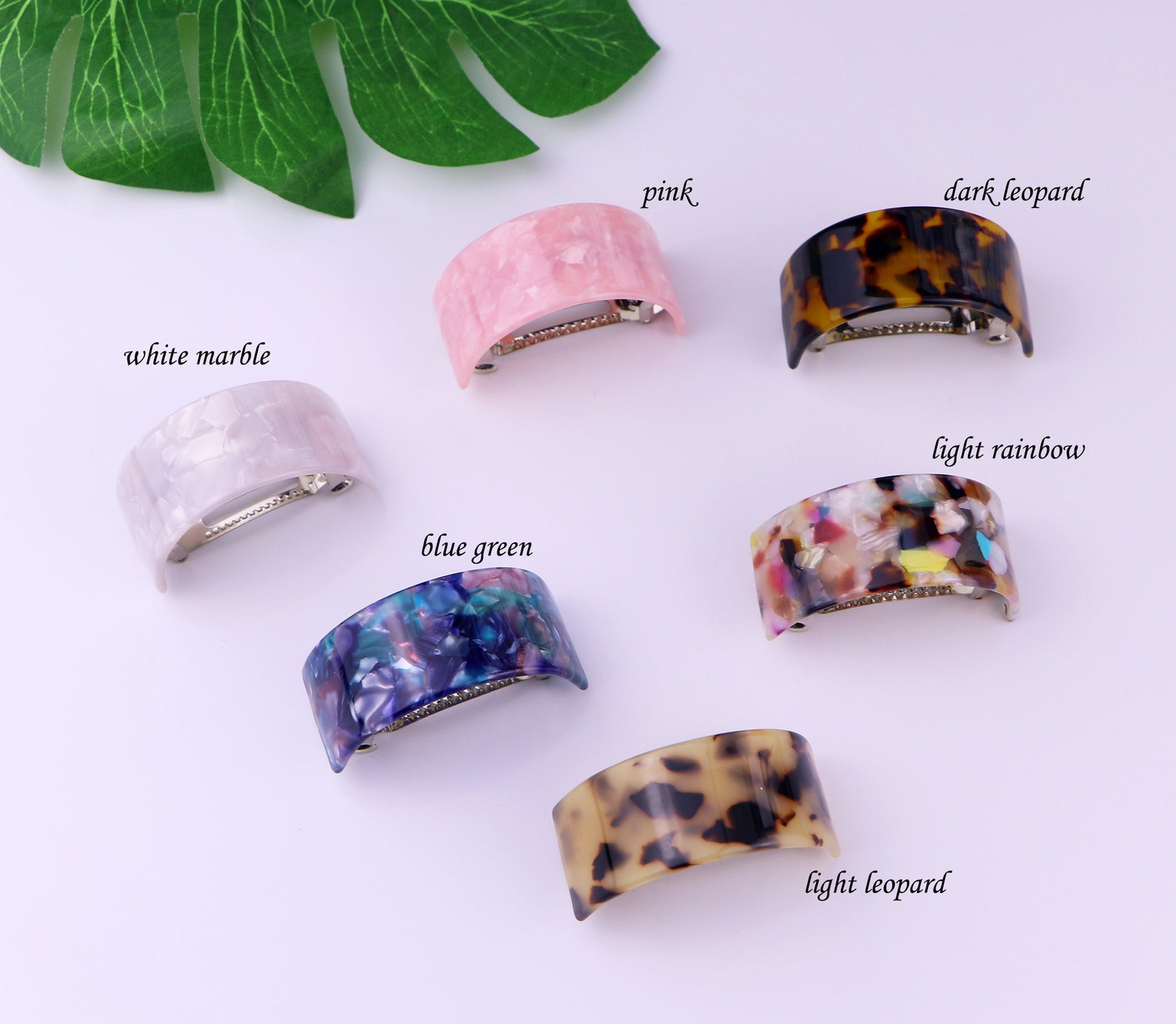 Vintage Ponytail Barrette Clip In Tortoise Shell Ponytail Etsy